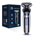 Men's electric shaver grooming kit - full body washable, quick charge, digital display, floating triple-head razor for shaving and hair removal