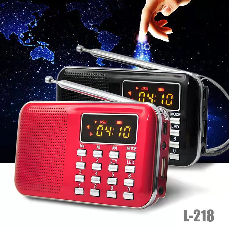 Happy companion l-218 elderly radio bluetooth speaker - new portable rechargeable card player