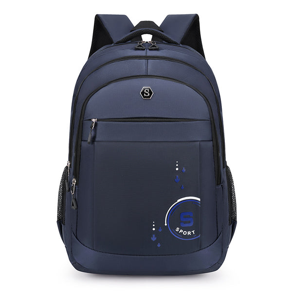 Customized high-end backpack Korean version computer backpack men's simple decompression waterproof business travel bag student schoolbag