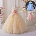 Amazon cross-border fashion girl dress classyskirtelegance mature shawl long mesh in stockexport