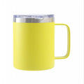 spray plastic 12oz stainless steel mug casual business coffee cup personalized sublimation thermos cup wholesale
