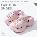 Women's clogs - 2025 summer new fashion, anti-slip, breathable, soft sole, odor-resistant, thick sole, height increasing sandals for outdoor wear