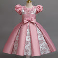 New arrivalin stockchildren's clothing female flower girl dress section cloth pattern princess dress model catwalk dress kids dress