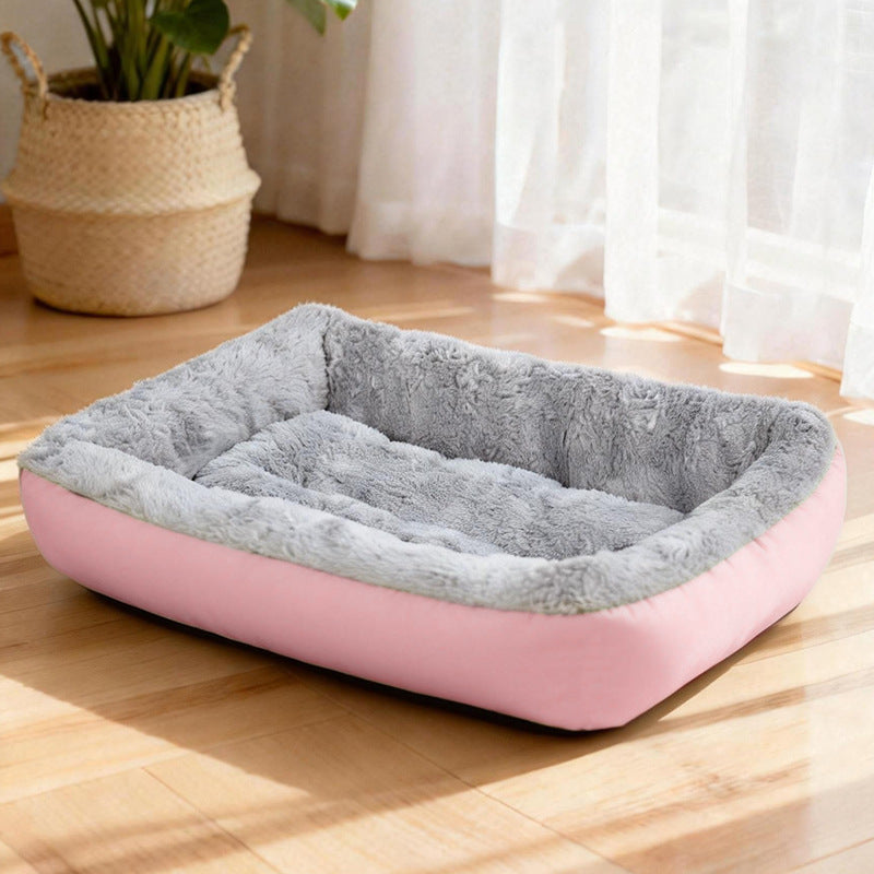 Pet cat bed winter warm dog bed sofa pet bed soft anti-scratch teddy kitten puppy universal