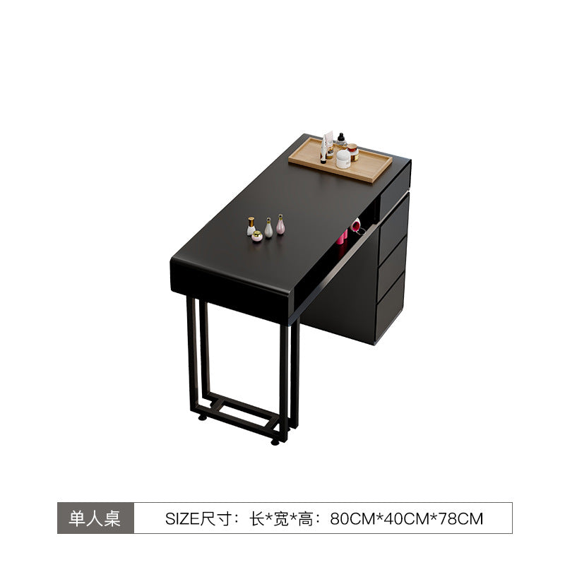 Cream style manicure table and chair set Japanese single double manicure light luxury Internet celebrities ins manicure table manicure shop