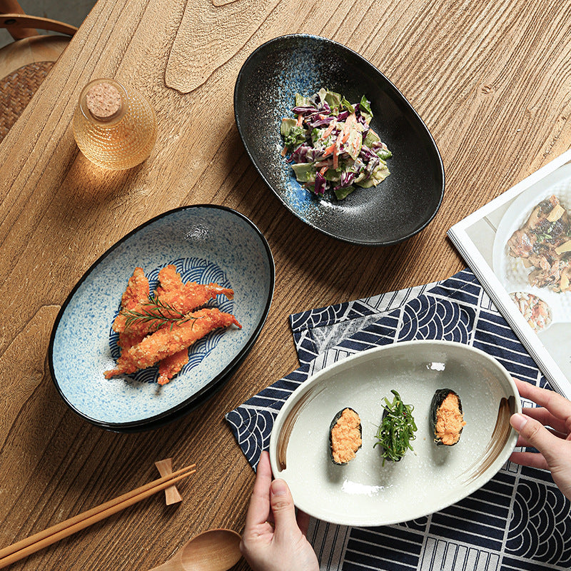 Japanese-style creative ingot bowl - premium retro dessert bowl for home, small dishes, fruit salad, restaurants, and hotels