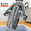 new sponge absorbent mop head - efficient one-wipe, two-clean, hands-free cleaning tool - sponge mop for home use