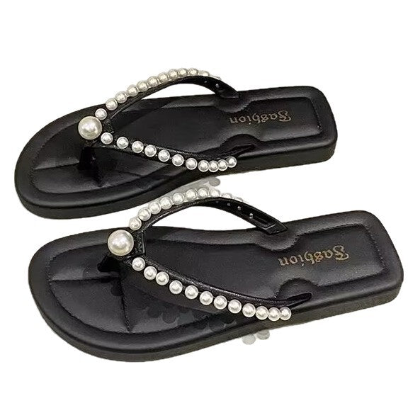 New women's heart-shaped flip-flops - trendy outdoor beach sandals for girls