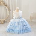 Ready-to-ship new children's formal dress, tulle princess gown, baby girl's first birthday banquet dress, flower girl dress
