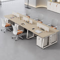 Shengli employee desk and chair combination computer desk and chair casual modern staff desk workstation card slot
