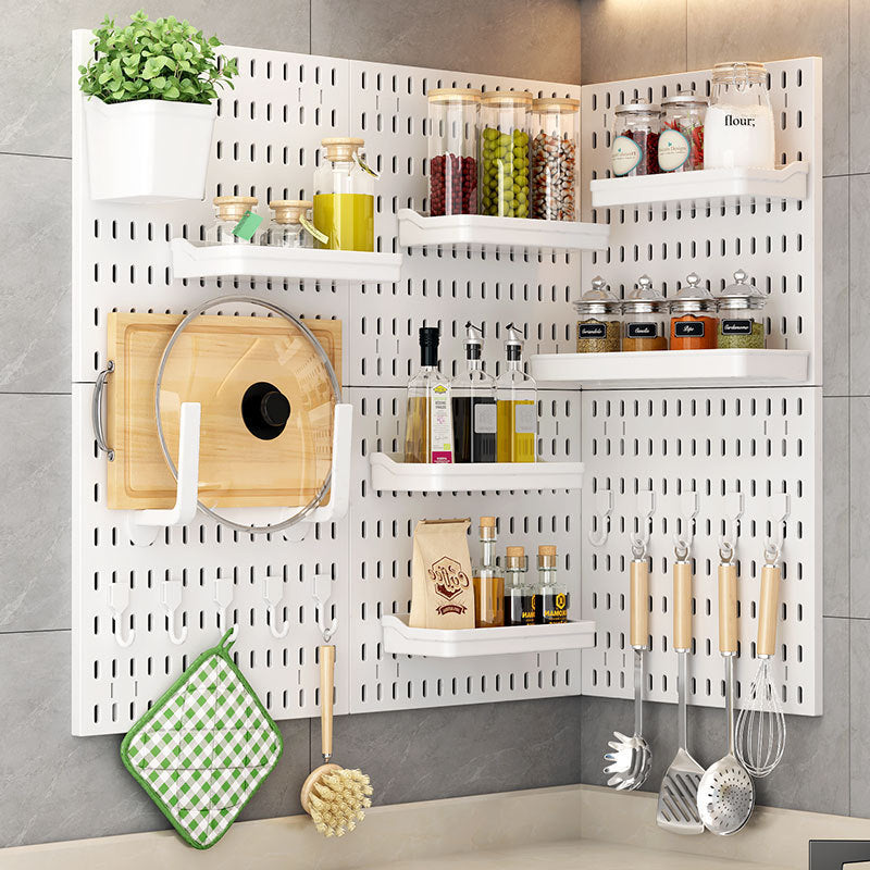 No punching hole board Shelf Kitchen hole board Accessories Storage and finishing Display rack Multifunctional hole board