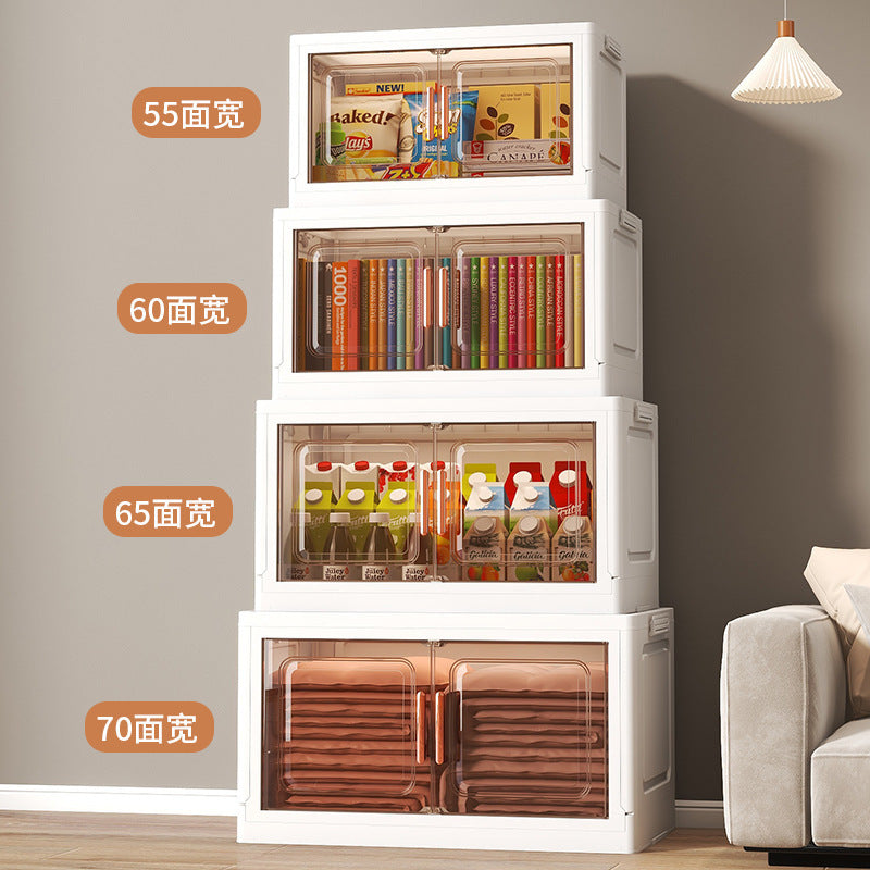 Installation-free folding storage cabinets, storage cabinets, household living room, toy cabinets, sorting boxes, storage boxes, kitchen lockers