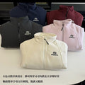 Kidsfleece-linedwinternew arrivalboys and girls school uniform topswinterheattechthickened winter stand collar outwear extra thick