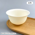 Silicone mask bowl, plastic flat-mouth mask bowl, soft gel mask mixing bowl with spatula, flexible small bowl, professional makeup & spa tool