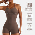 European and american sexy backless bodysuit yoga suit women's elastic tight sports running yoga jumpsuit customization