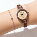 2026 new cross-border watch - stylish retro round watch for middle and high school students, women's watch - dropshipping available
