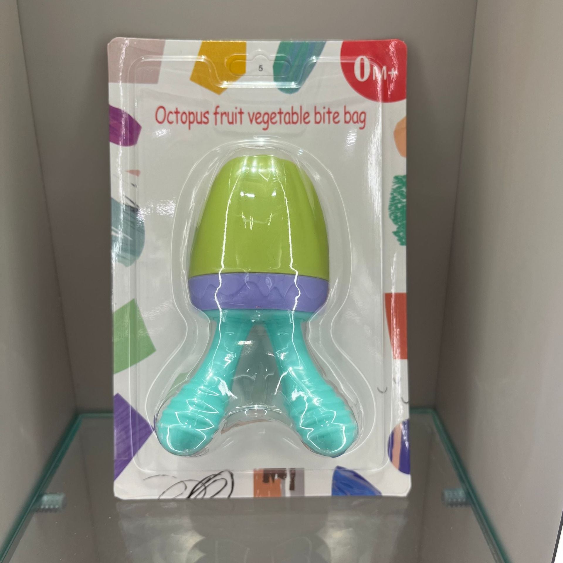 English card new baby fruit complementary food bite le silicone mesh bag baby feeding tableware complementary food device 8309