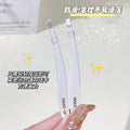 Dazzling fineline modern series stainless steel tweezers - eyebrow, eyelash extension, and beauty tool set with double eyelid stickers