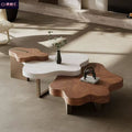 Second-hand fengyunduo coffee table, asymmetrical coffee table, special-shaped for home living room popularaccessible luxurycasual2025 high-end coffee table
