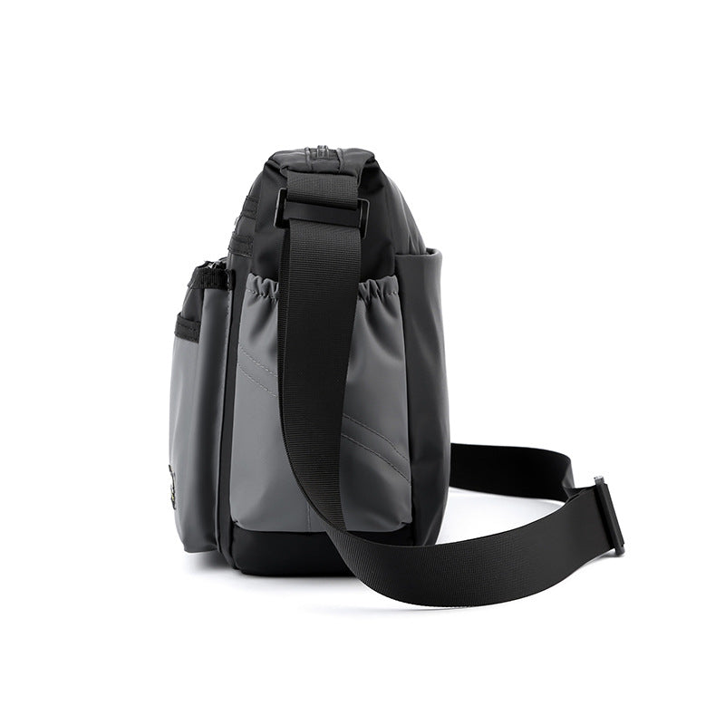 Cross-border new men's messenger bag outdoor sports shoulder bag large-capacity travel bag Oxford cloth men's bag messenger bag