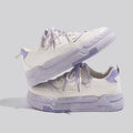 Hong kong style popular chunky white sneakers for women, new autumn 2026 collection, versatile casual athletic skate shoes, student running shoes