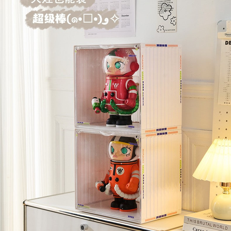 Blind box storage display stand POP MART display box figure popmart container cabinet box PET material