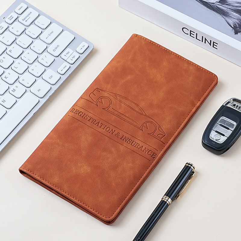 New simple unisex multi-function car ID holder, passport card bag,  air ticket storage card bag, card holder