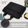 Conference briefcase document bag business handbag printed oxford cloth crossbody shoulder office document bag