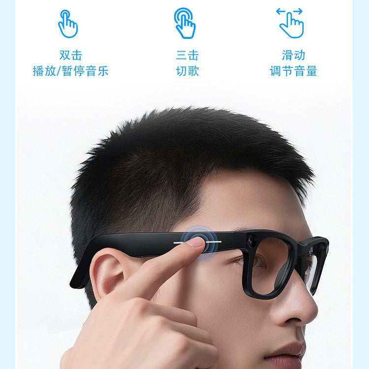 Hyundai g17 smart ai glasses with camera - high-definition photo & video recording, calls, and object recognition (a08)