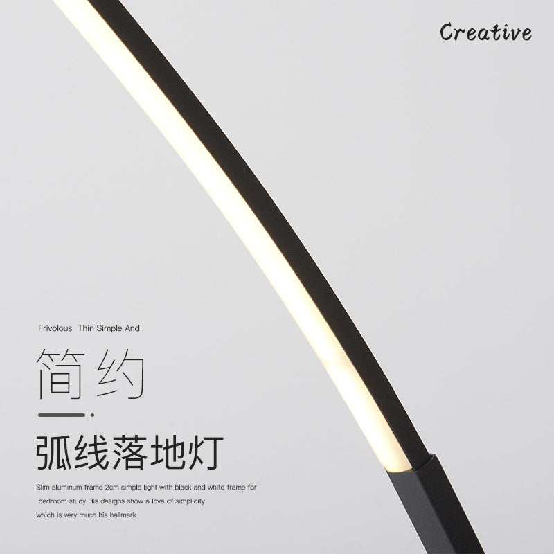 Floor lamp sofa corner led decorative lamp designer style scandinaviannormcore bedroom ins atmosphere fishing lamp