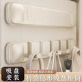 Suction cup door rear hook sticky hook hanger punch-free strong load-bearing wall hanging adhesive hook entrance door storage rack