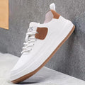 New men's handmade stitching casual shoes - trendy, versatile skate shoes - korean style fashion sneakers