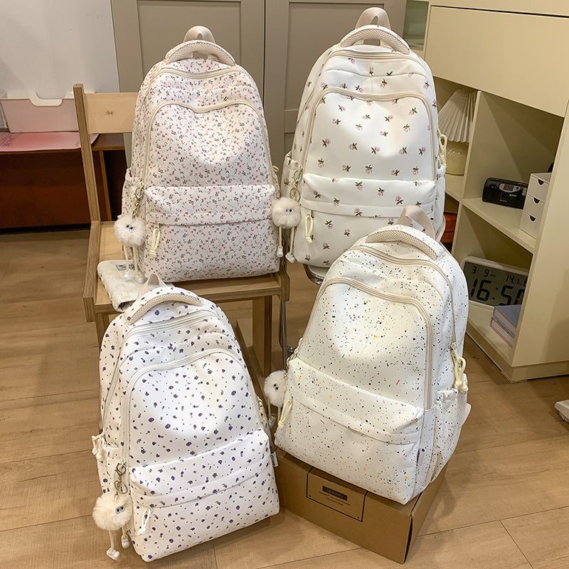2025 new arrival: fresh & chic backpack - korean style minimalist women's school bag, large capacity lightweight backpack