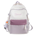 Men's college student backpack, junior high & high school student large capacity lightweight backpack, women's middle school backpack, breathable & weight-reducing backpack