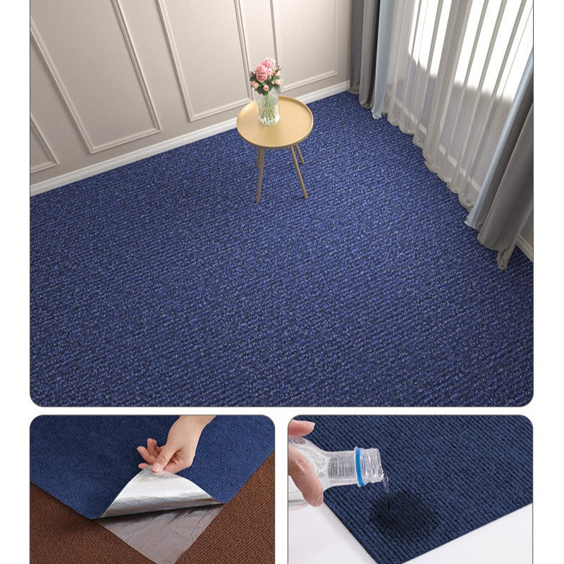 Spot splicing carpet square blanket non-slip living room bedroom children's room sound insulation floor mat dirt-resistant cat scratch self-adhesive carpet