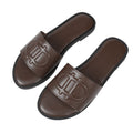 exclusive supply of european, american, and middle eastern accessible luxury round-toe d-letter high-heeled slippers, high-end outdoor wear, summer non-slip women's shoes