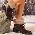fall/winter new arrivals: plus-size fleece-lined leather boots for women, sizes 36-43. wholesale available. dropshipping to  and