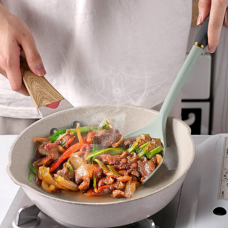 Cooking shovel non-stick pan wok kitchen tools spoon large soup silicone spatula kitchen utensils home kitchen