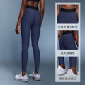 New color block elastic waistband workout leggings - high stretch, slim fit, figure-flattering yoga pants for women - dl347