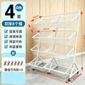 Kitchen basket storage rack, kids' toy organizer, multi-tier mobile storage, household multifunctional trolley