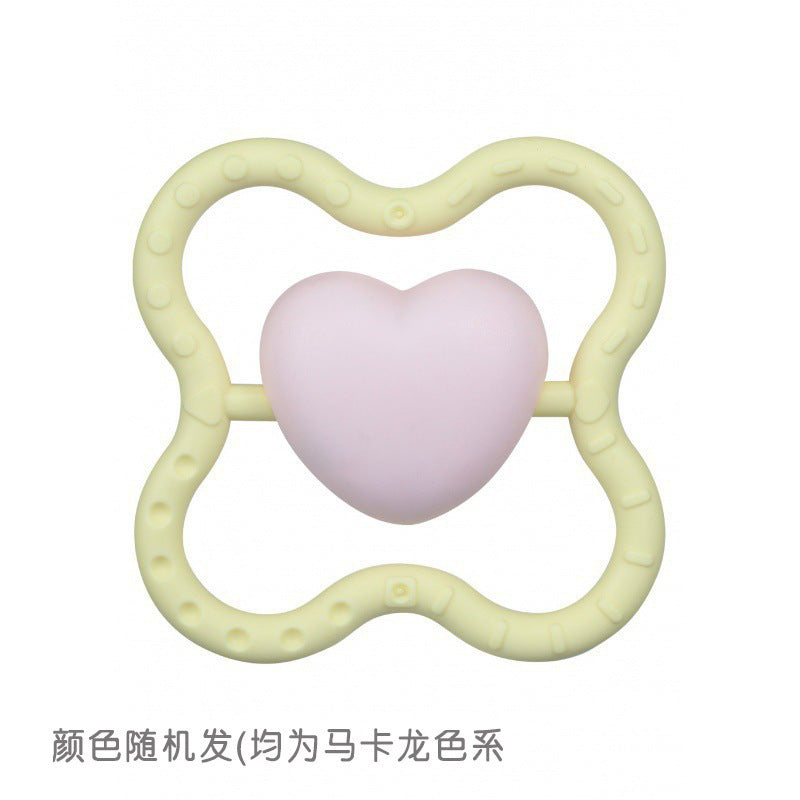Cross-border  export newborn baby rattle soothing toy 0-1 year old tooth grinding stick boiled tooth glue manufacturer