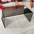 Accessible luxury acrylic side table sofa small side table casual living room popular bay window coffee table scandinavian bedroom transparent corner table