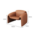 Single sofa orange