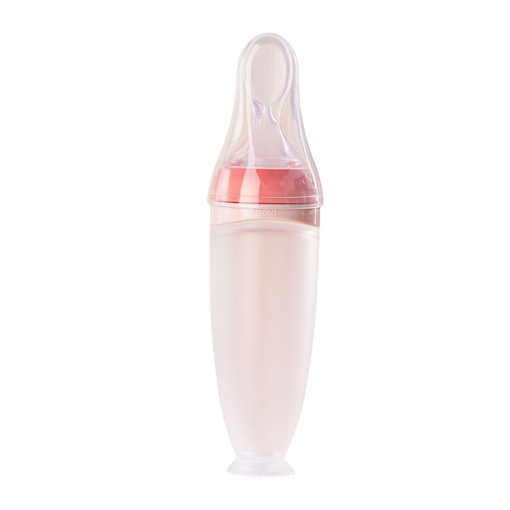 Baby rice cereal spoon, squeeze bottle feeding spoon, silicone soft spoon, rice flour baby food supplement tool, factory direct