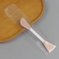 Double-ended silicone brush mask brush knife type + shovel type soft rubber head brush diy mask adjustment tool dual-purpose makeup brush