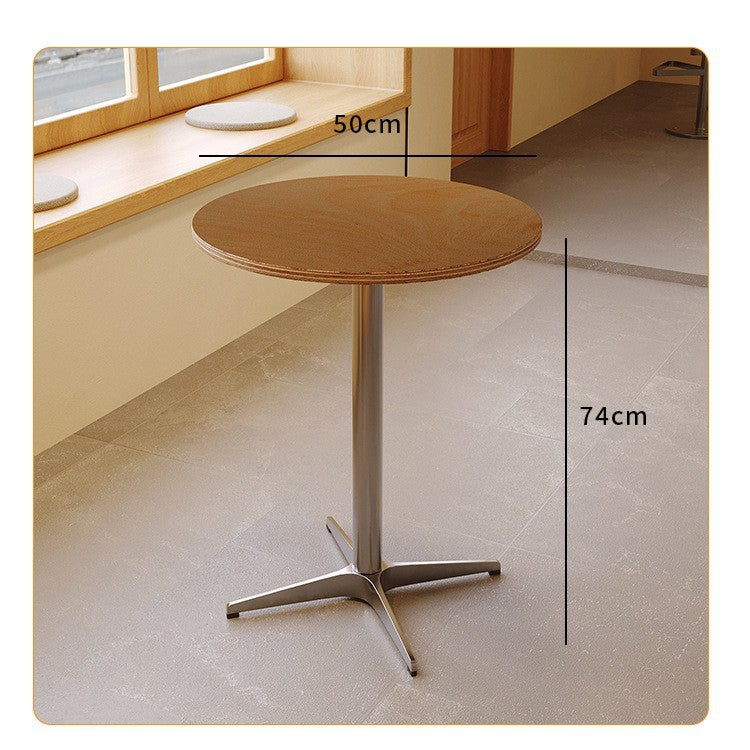 Cross-border simple milk tea shop tables and chairs Internet celebrity snack shop cafe casual wrought iron ocean board cafe tables and chairs