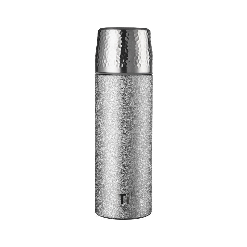 New arrivalaccessible luxury titanium-coated thermos cup business style gift office cup tea water separation portable tea cup wholesale