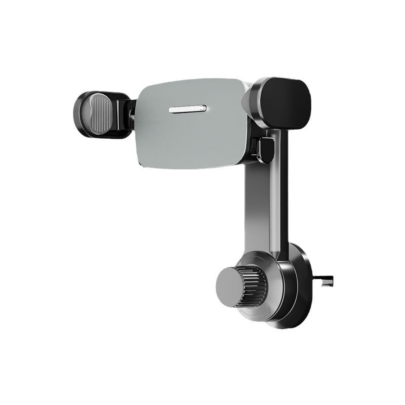 Car phone mount - universal clip-on design for air vents, supports landscape & portrait mode, 360° rotation, with navigation hook