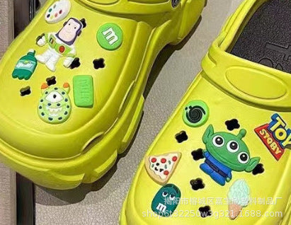 Eva ultra-light toe cap clogs girls slippers women's summer comfortable outer wear non-slip deodorizing filter baby boys shoes students
