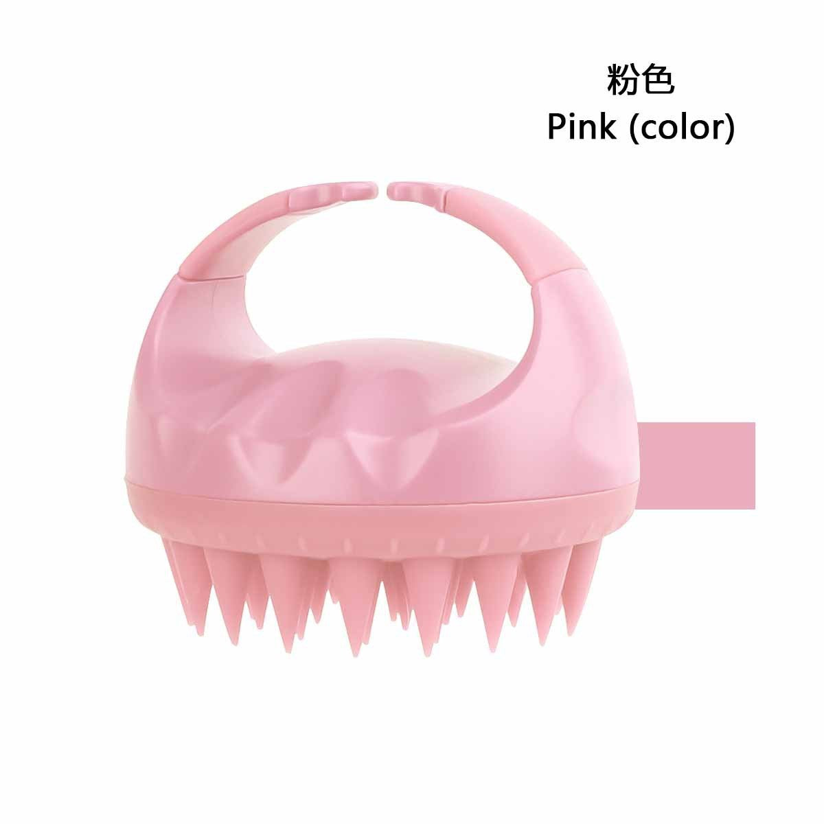 Color Silicone Shampoo Brush Massage Brush Shampoo Artifact Head Massage Comb Hair Grabber Household Silicone Shampoo Brush